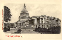 The Capitol Building and Grounds Postcard