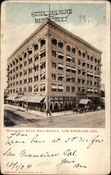 Hotel Van Nuys on Main Street Postcard