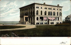 Kinney's Lodge and Grounds Narragansett, RI Postcard Postcard