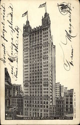 Park Row Building Postcard