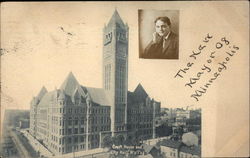 Court House and City Hall Minneapolis, MN Postcard Postcard