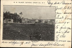 M.M. Palmer, Gayhead, Green Co., N.Y Postcard