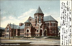 Public Library Postcard