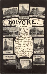 Greetings from Holyoke Postcard