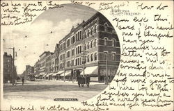 High Street Holyoke, MA Postcard Postcard