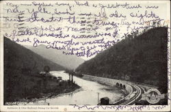 Baltimore & Ohio Dining Car Service Indian Creek, PA Postcard Postcard