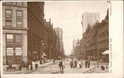 Euclid Avenue, Looking East Postcard