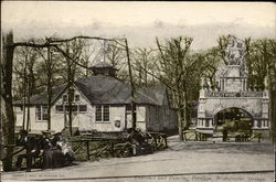 Brandywine Springs - Entrance and Dancing Pavilion Wilmington, DE Postcard Postcard