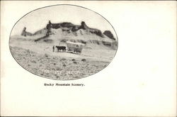 Tortoise Rock - Rocky Mountain Scenery Postcard