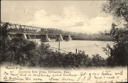 Connecticut River Bridge Postcard