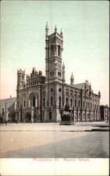Masonic Temple Postcard