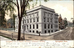 Springfield Fire & Marine Insurance Company's Building Massachusetts Postcard Postcard