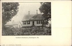 Nordica's Birthplace Postcard