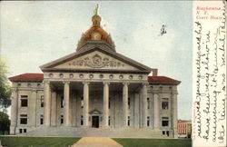 Old Court House Building Binghamton, NY Postcard Postcard