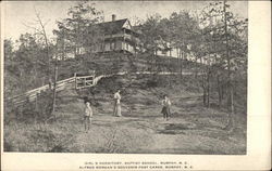 Girl's Dormitory, Baptist School Murphy, NC Postcard Postcard