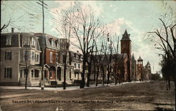 Second Street, Looking South from Mulberry Street Postcard