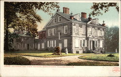 Clivedon, The Chew Mansion, Germantown Postcard