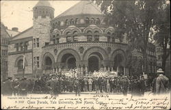 Class Paraed, Yale University Postcard