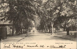 Main Walk - Naval Academy Annapolis, MD Postcard Postcard
