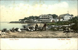 Sandy Beach Fall River, MA Postcard 