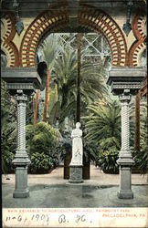 Main Entrance to Horticultural Hall, Fairmount Park Philadelphia, PA Postcard Postcard