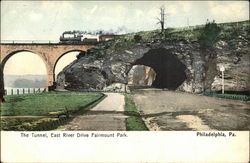 The Tunnel, East River Drive Fairmount Park Philadelphia, PA Postcard Postcard