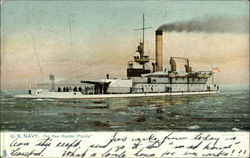 U.S. Navy - The New Monitor "Florida" Postcard