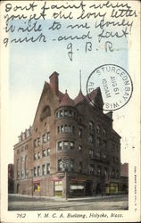 Y.M.C.A. Building Holyoke, MA Postcard Postcard