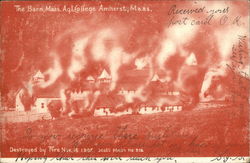 The Barn, Mass. Agl.College Postcard