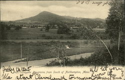 Holyoke Mountains from South of Northamptom Postcard