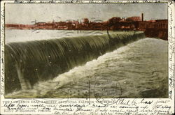 The Lawrence Dam Massachusetts Postcard Postcard