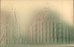 Post Office , Broadway Postcard