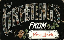 Greetings from New York Postcard Postcard