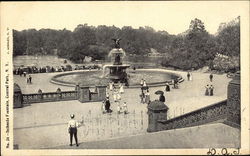 Central Park - Bethesda Fountain Postcard