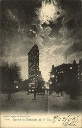 Flatiron Building by Moonlight Postcard