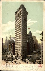 Flat Iron Building Postcard