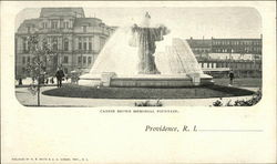 Carrie Brown Memorial Fountain Postcard