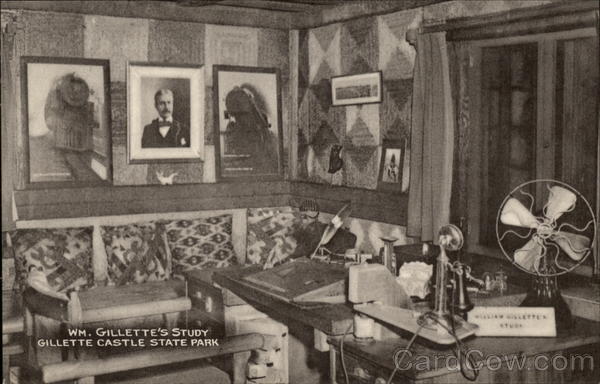 William Gillette's Study, Gillette Castle State Park East Haddam Connecticut