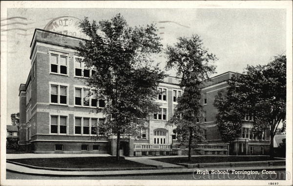 Street View of High School & Grounds Torrington Connecticut
