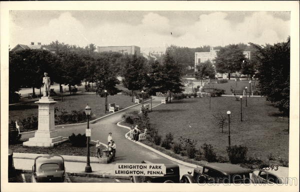 Bird's Eye View of Lehighton Park Pennsylvania