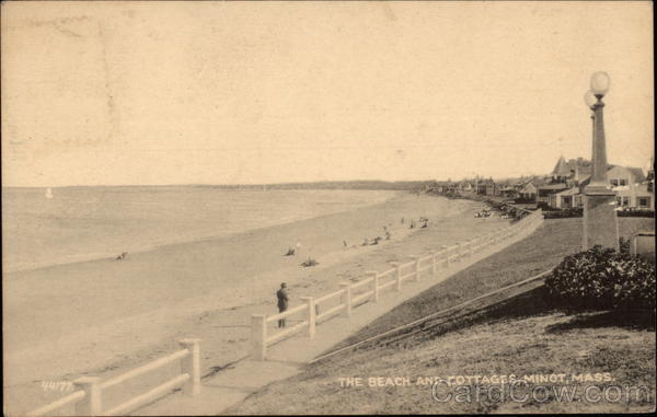 The Beach and Cottages Minot Massachusetts