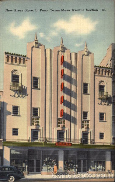 New Kress Store - Mesa Avenue Section El Paso Texas