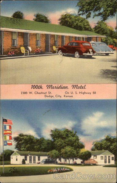 100th Meridian Motel Dodge City Kansas