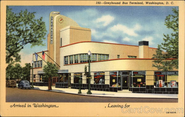 Greyhound Bus Terminal Washington District of Columbia