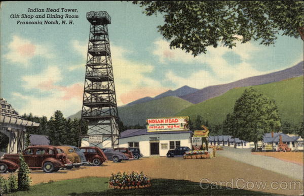 Indian Head Tower, Gift Shop and Dining Room Franconia Notch New Hampshire
