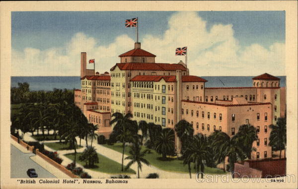 British Colonial Hotel Nassau Bahamas Caribbean Islands