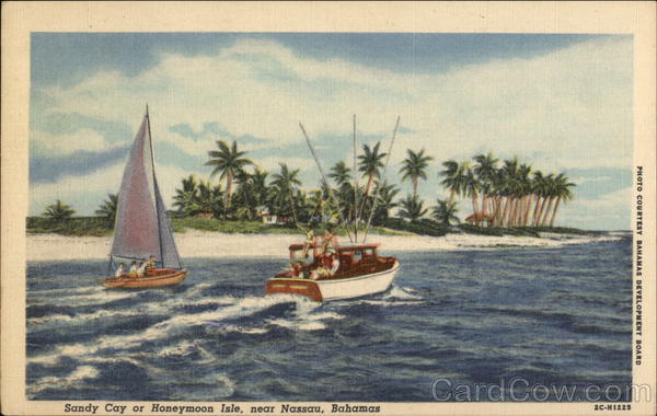 Sandy Cay or Honeymoon Isle Nassau Bahamas Caribbean Islands