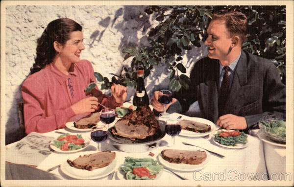 Dinner in Buenos Aires - Pan American World Airways