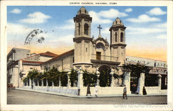 Street View of Cristo Church Havana Cuba