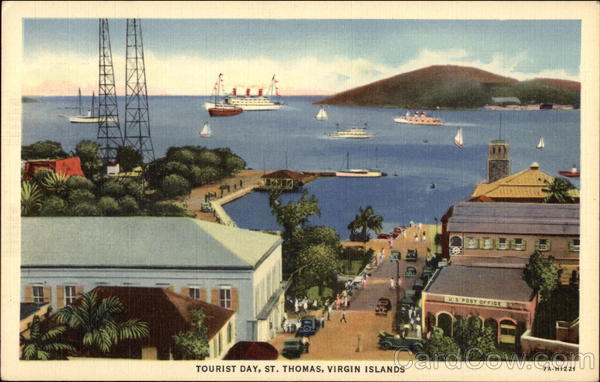 Tourist Day St. Thomas Virgin Islands Caribbean Islands